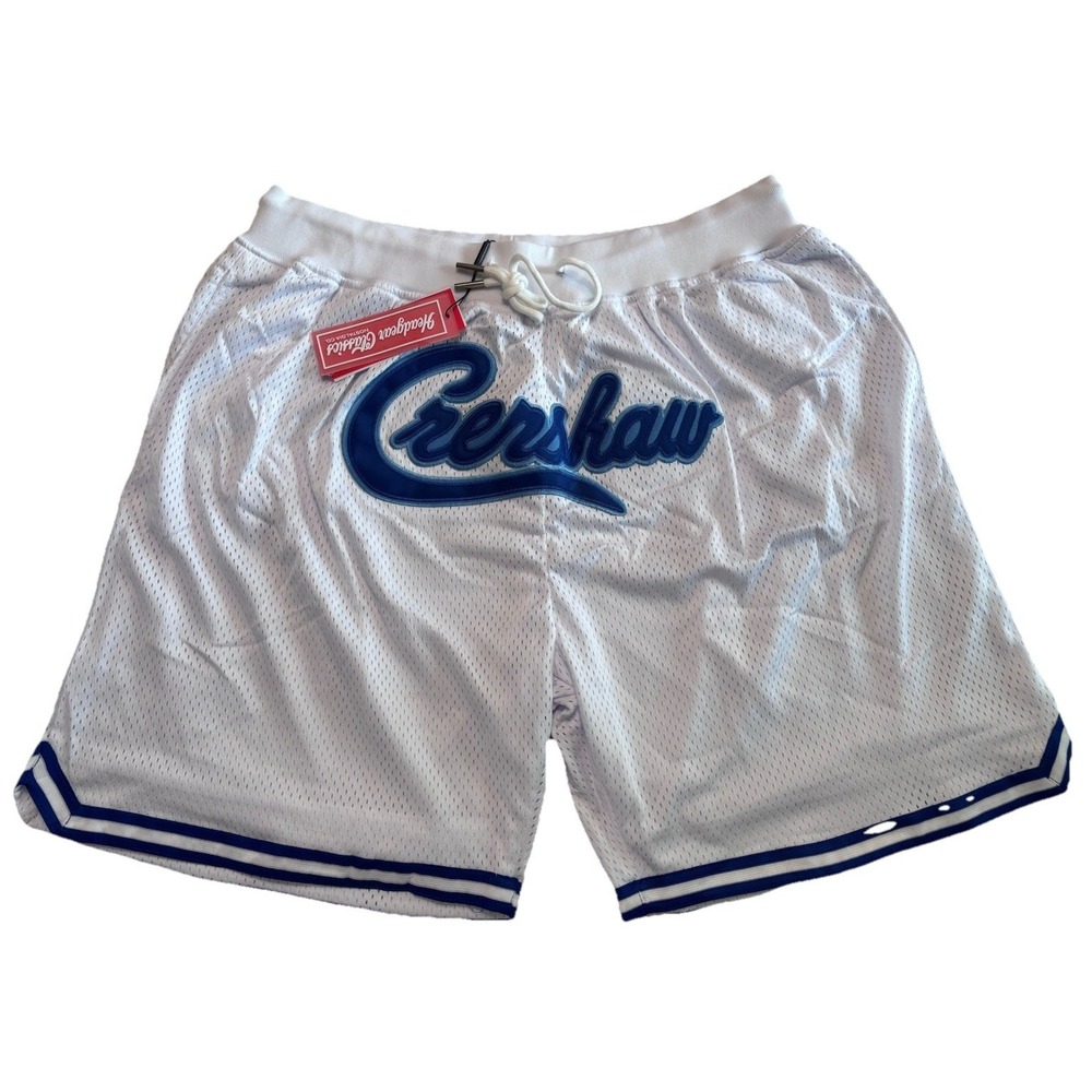 Headgear Classics‎ Crenshaw Mamba White Basketball Shorts Size 3XL Kobe Bryant